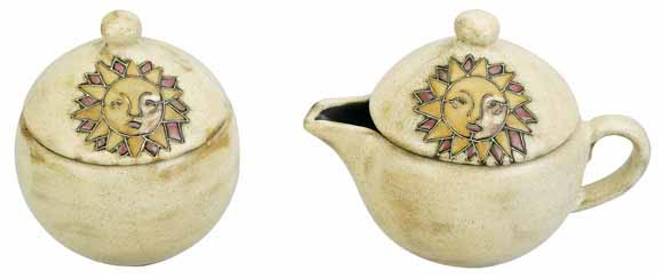 Mara Creamer Sugar Set 4.75" - Suns