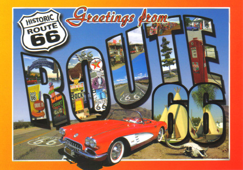 AZ Route 66 Postcard - Pack of 100