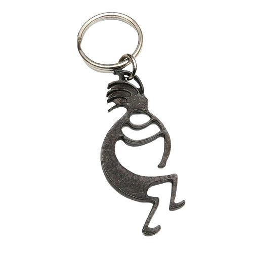 Pewter Kokopelli #2 Keychain