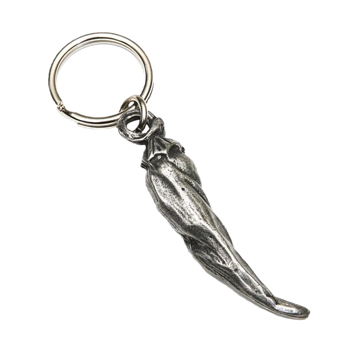 Pewter Chili Pepper Keychain