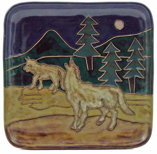 Mara Salad Plate 8.5" - Wolves 