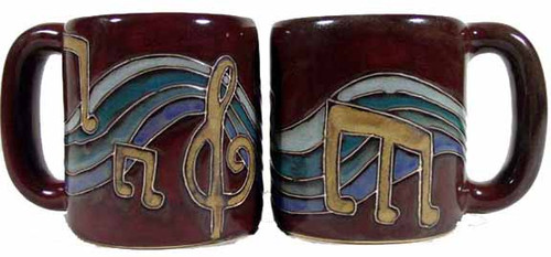 Mara Mug 16oz - Musical Notes Mara Mug 16oz - Musical Notes