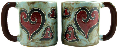 Mara Mug 16oz - Hearts Mara Mug 16oz - Hearts