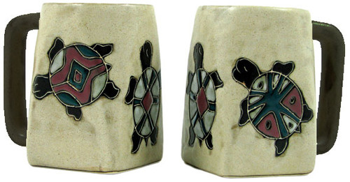 Mara Square Mug 12oz - Desert Turtle  Mara Square Mug 12oz - Desert Turtle
