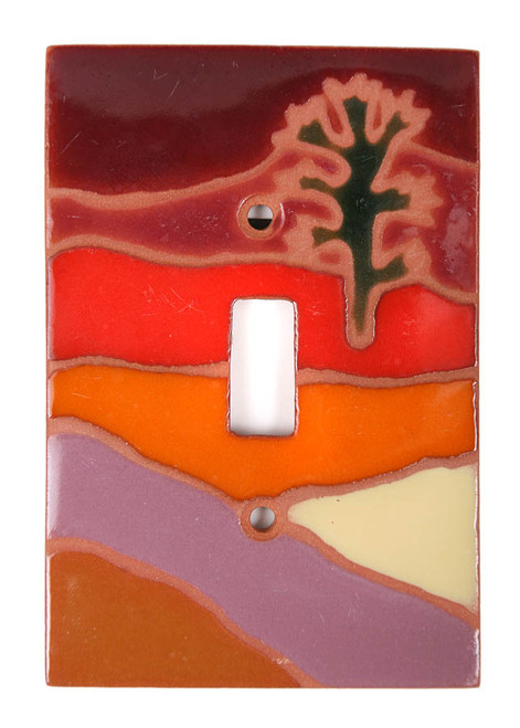 Joshua Tree Orange Switch Plate Cover