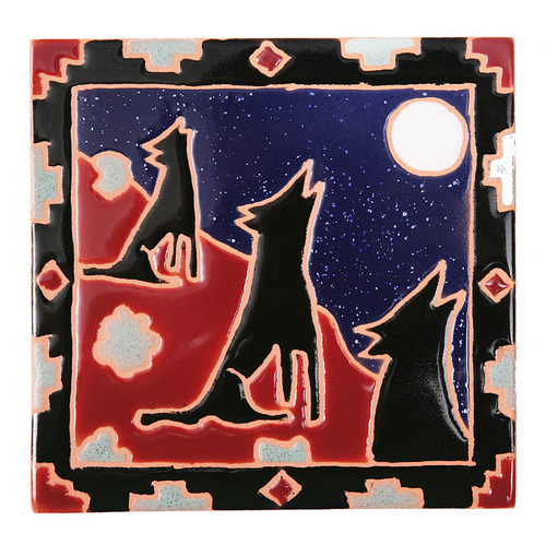 Howling Coyotes Trivet