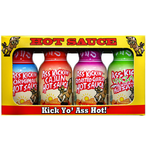 MINI Ass Kickin' Hot Sauce 4 Pack