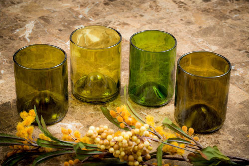 12oz Refresh Glass Recycled Wine Bottle Glassware