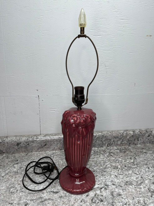 Antique Arts & Crafts Mission Art Pottery Lamp Royal Hickman-Style