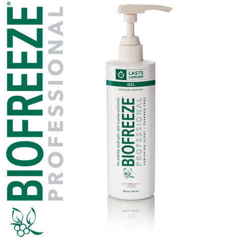 Biofreeze® Professional Topical Analgesic
16 oz Gel Pump Clinical Size