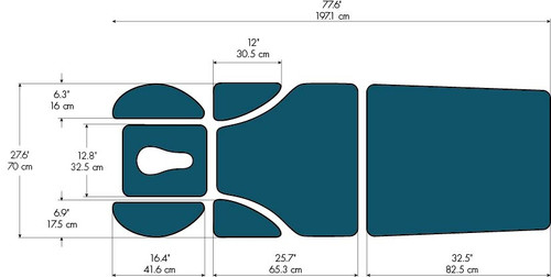 MedSurface 7-Section Hi-Lo Treatment Table