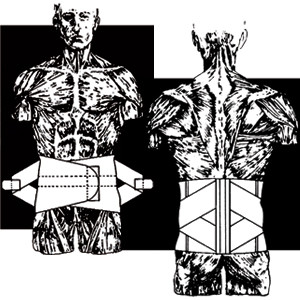 Diamond-Back Lumbosacral Support