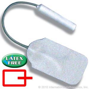 Classic Electrodes / .75"x1.375" Rectangle Foam / 4 Pack