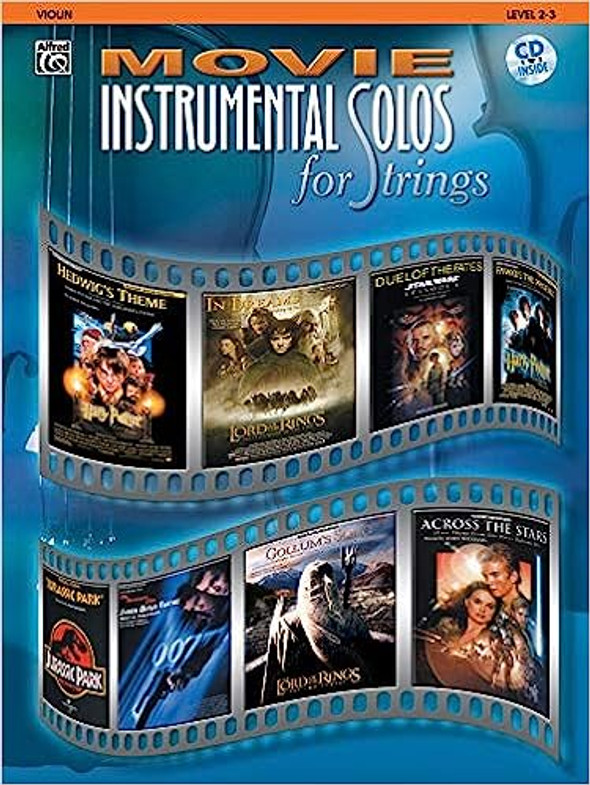 Movie Instrumental Solos for Strings: Violin, Book & CD