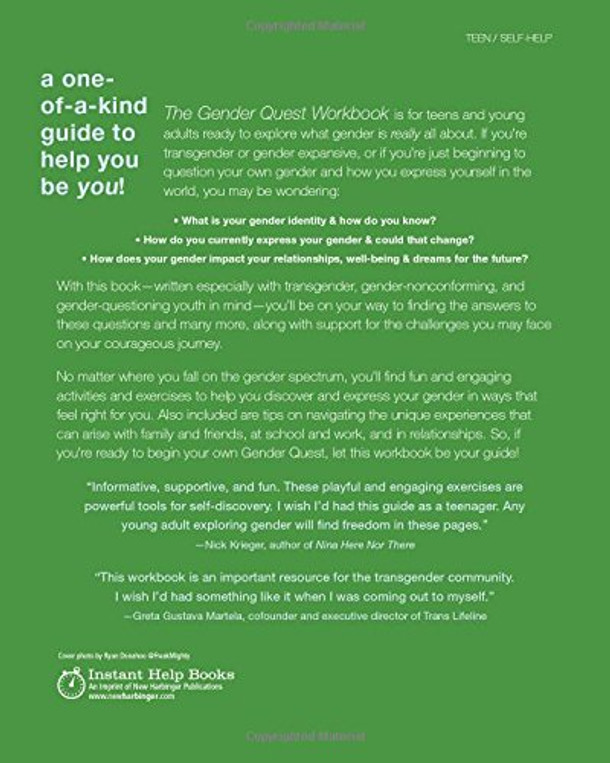 The Gender Quest Workbook: A Guide for Teens and Young Adults Exploring Gender Identity