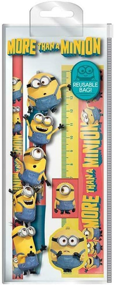 Minions Gift Set 5-Piece Stationery Set with Pen