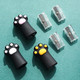 1pc Lovely Cat Paw Pencil Sharpener Kawaii Animal Hand Pen Cutter Silicone Pencil Sharpeners Office Stationery Gift