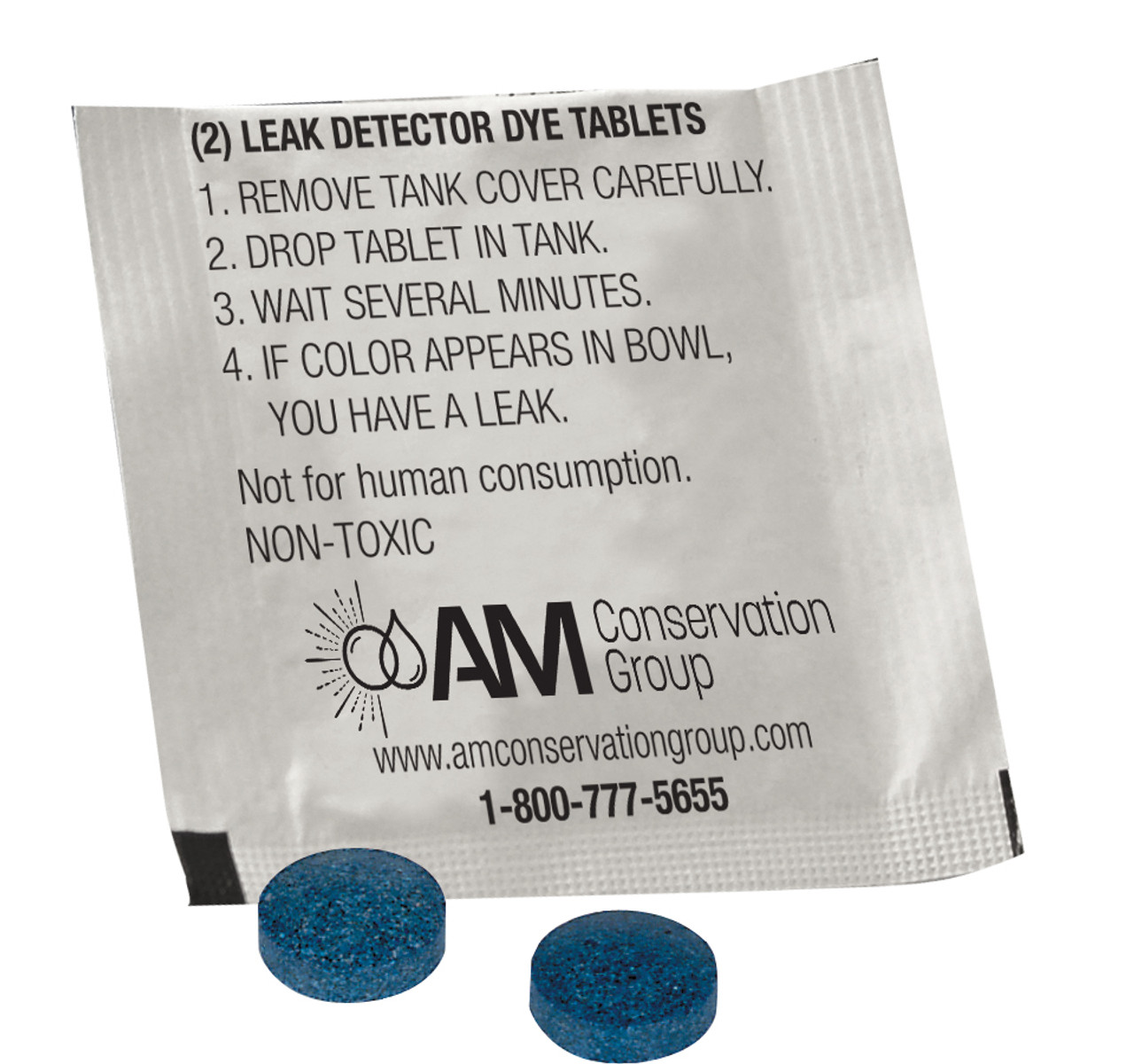 Trace A Leak Septic Dye  Test Tablets for Water Flow