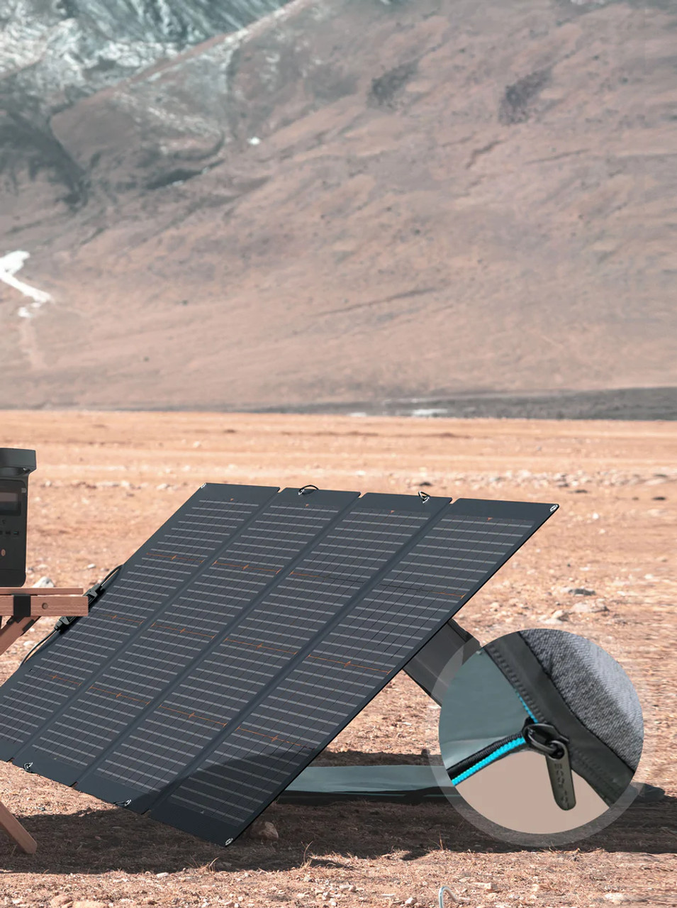 220W Bifacial Portable Solar Panel