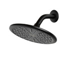  Matte Black Rainfall Shower Head 1.75 GPM 