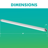  Ballast Compatible LED Tubes - 17W 5000K T8 