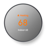  Google Nest Smart Thermostat, Charcoal 