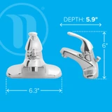  Earth® Luxe Single Handle Bathroom Faucet 