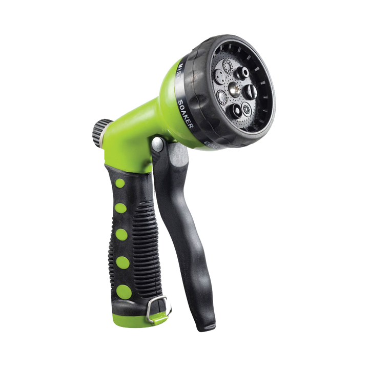 Seven-Spray Garden Hose Nozzle (Green)