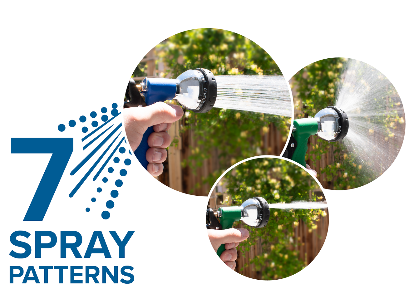 7 Spray Patterns