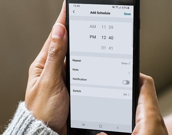 automatic schedule option