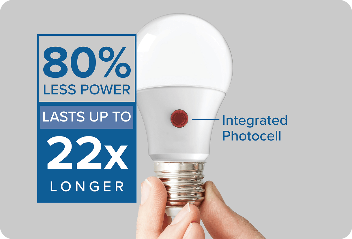 80% Less Power, Lasts up to 22x longer