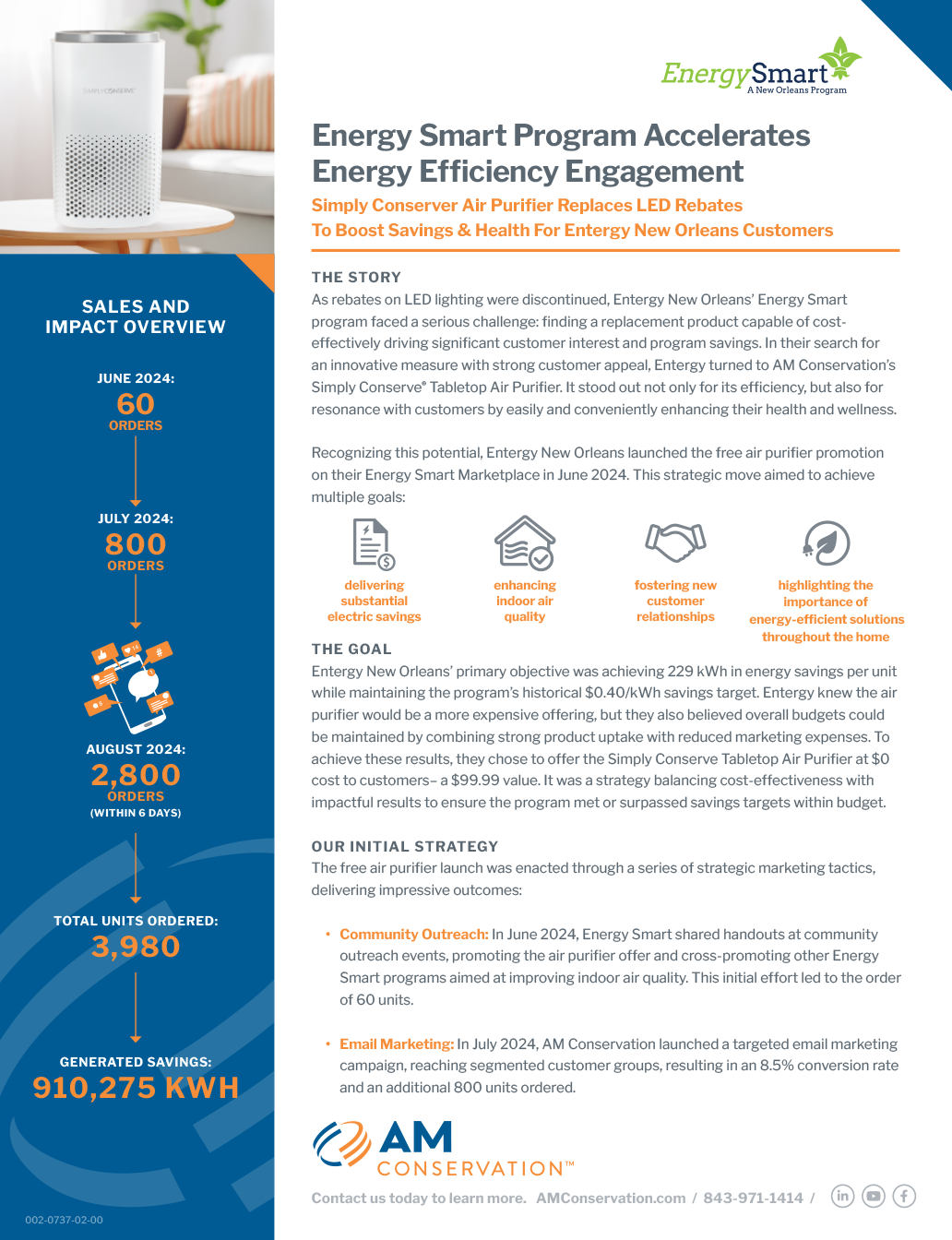 Simply Conserve Air Purifier Replaces LED Rebates To Boost Savings & Health For Entergy New Orleans Customers