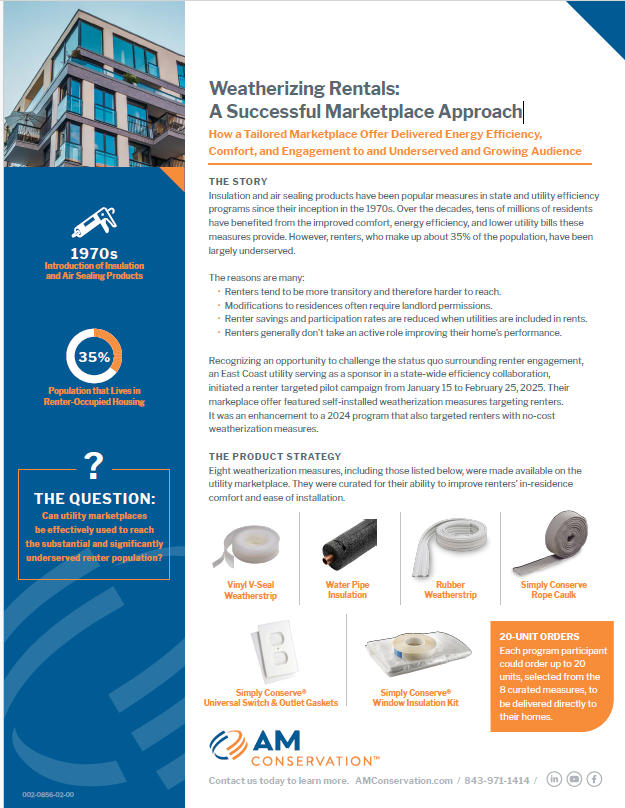 Weatherizing Rentals: A Successful Marketplace Approach