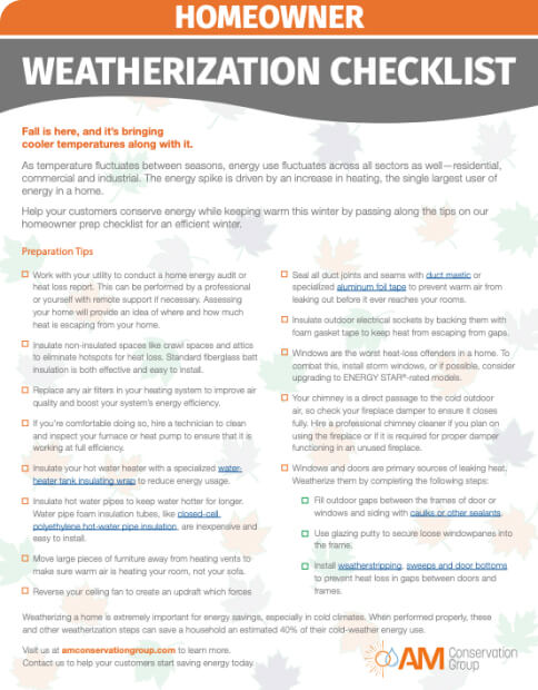 Homeowner Checklist for Winter Weather