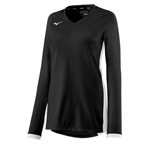 Mizuno Youth Girl's Spike Long Sleeve Volleyball Jersey