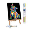 Colorful French Bulldog Paint By Number