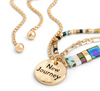 Adjustable New Journey Tile Bracelet