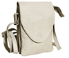 High-quality, genuine white leather cross-body bag from Latico Leathers