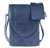 High-quality, genuine blue leather cross-body bag from Latico Leathers