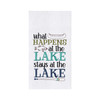 What Happens At The Lake Towel