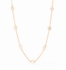 Valencia Delicate Station Necklace-Mother of Pearl-OS 