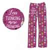 Less Thinking More Drinking Lounge Pants Brief Insanity