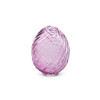 Purple Swirl Glass Egg Small
