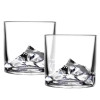 Everest Crystal Whiskey Glasses Set of 2