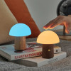Alice Mushroom Lamp - Mini Walnut