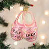 Cat Lady Slippers Ornament