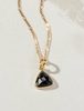 Onyx Bermuda Triangle Necklace
