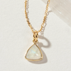 Moonstone Bermuda Triangle Necklace