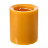 Spiral Candle Saffron Almond 3X3