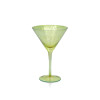 Martini Glass Luster Green